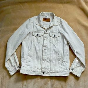 &Denim White Jean Jacket